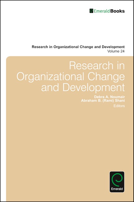 Book cover image for Research in Organizational Change and Development ISBN: 9781786353603